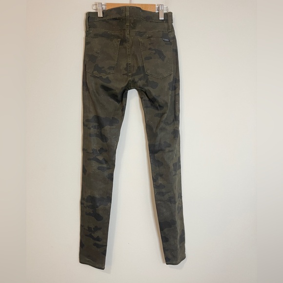 Hudson Womens Jeans Size 25 Army Green Camouflague Nico Super Skinny Mid Rise - Picture 5 of 11